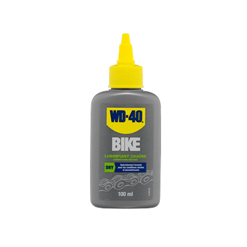 Bicycle chain lubricant for dry conditions WD40