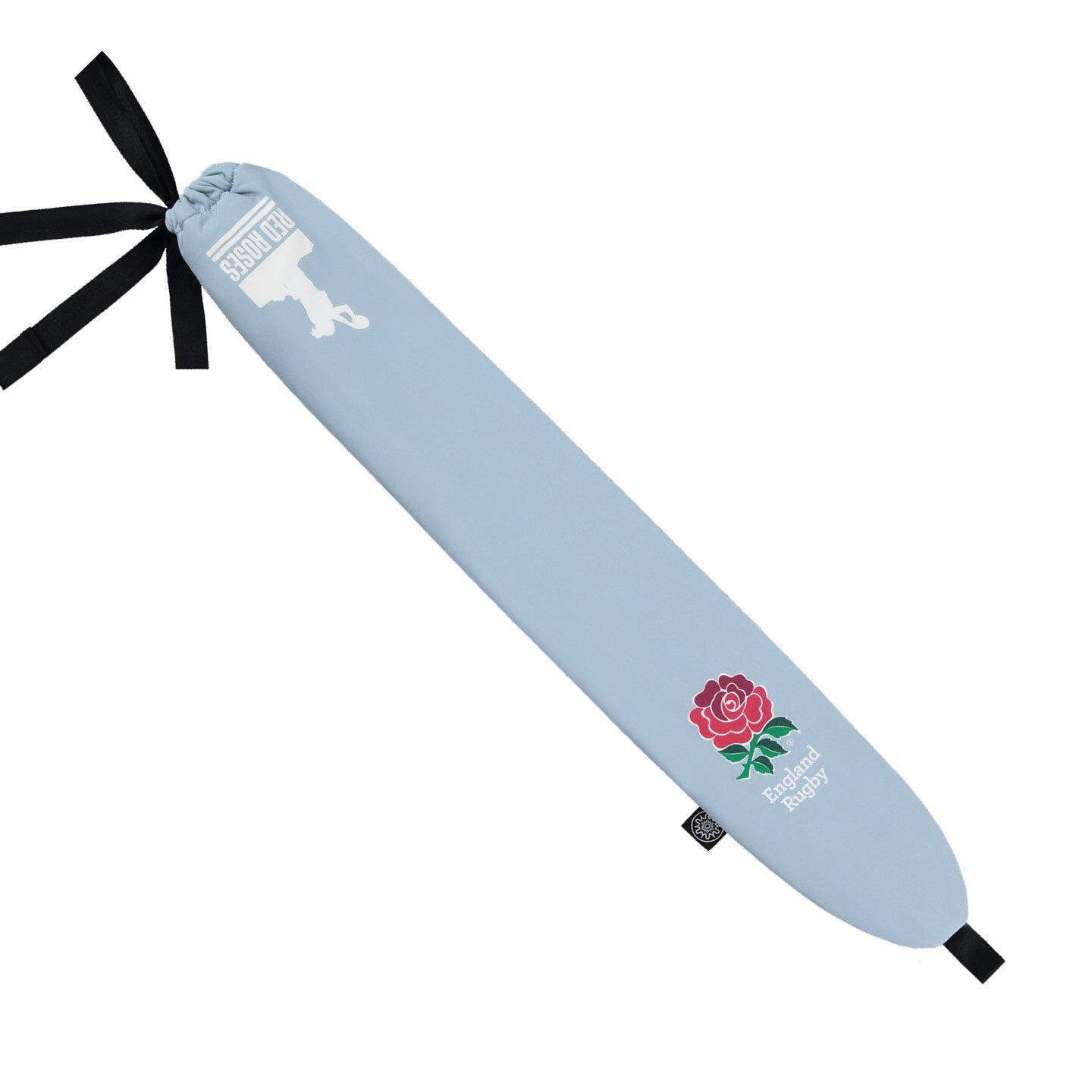YUYU Long Hot Water Bottle with England Rugby Cover, Red Roses