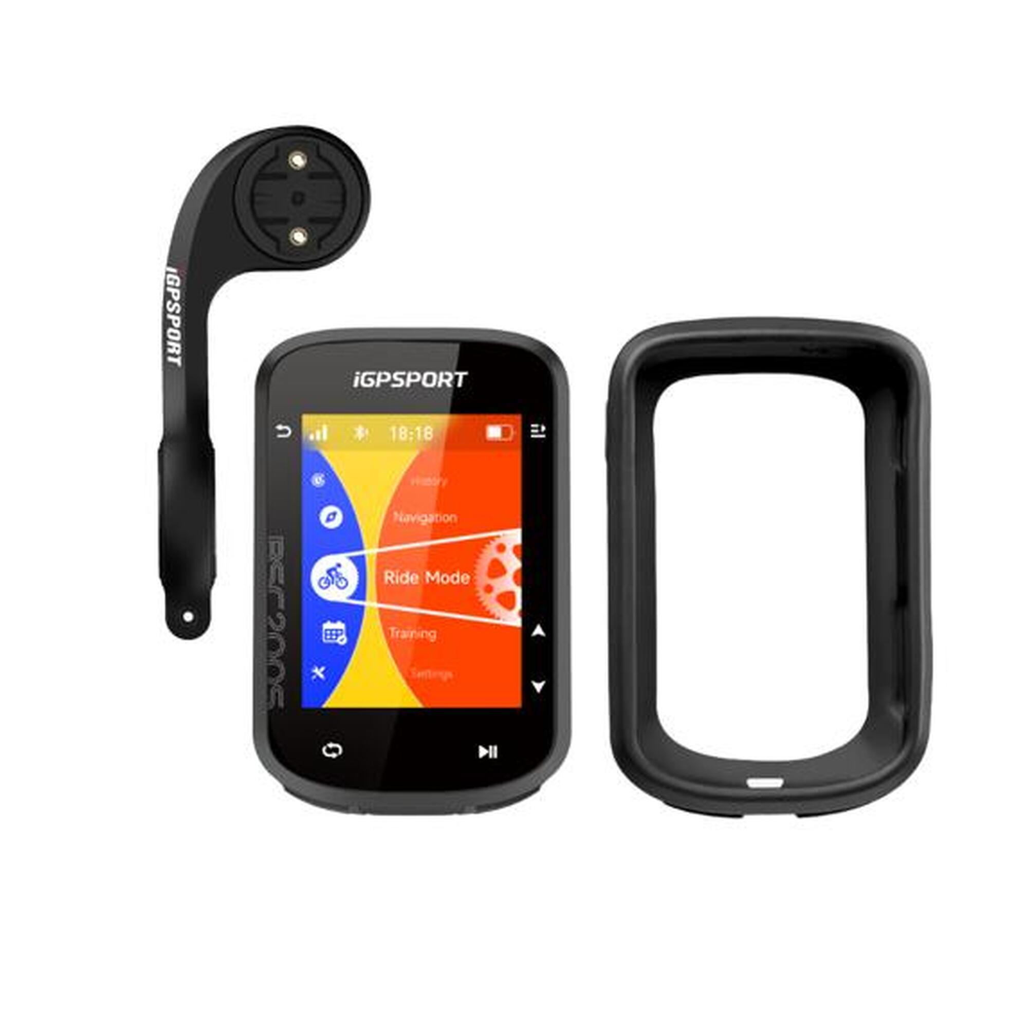 Komputer Rowerowy z GPS iGPSPORT BSC200S + etui silikonowe BH200 + uchwyt M80