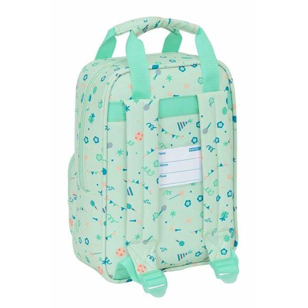 Mochila Escolar Safta Verde 2/3