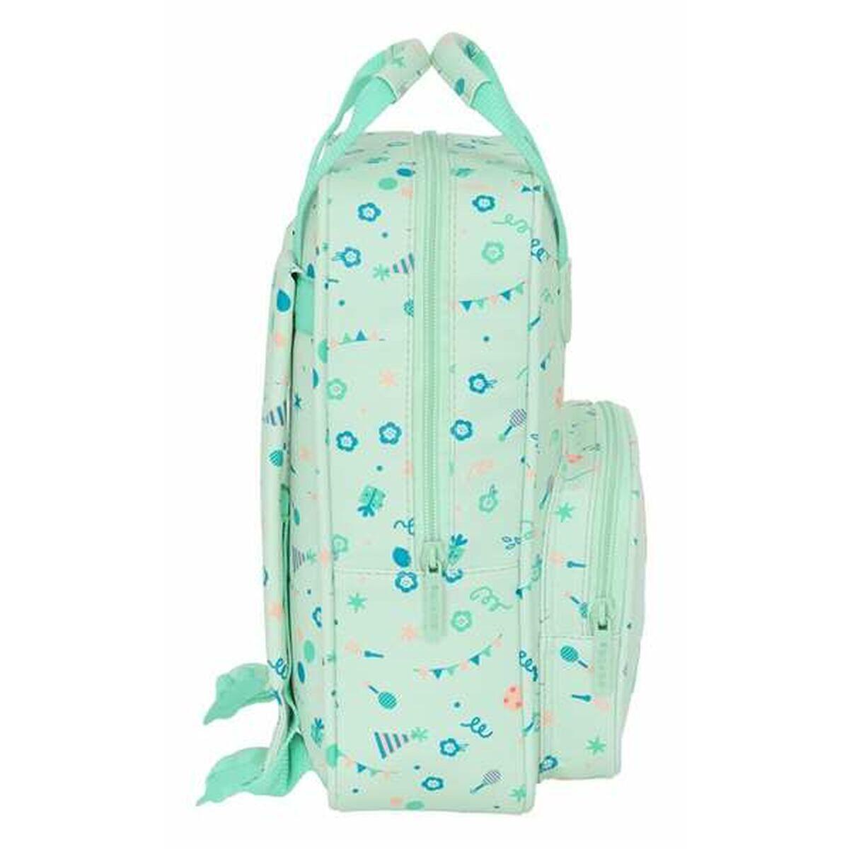 Mochila Escolar Safta Verde 3/3