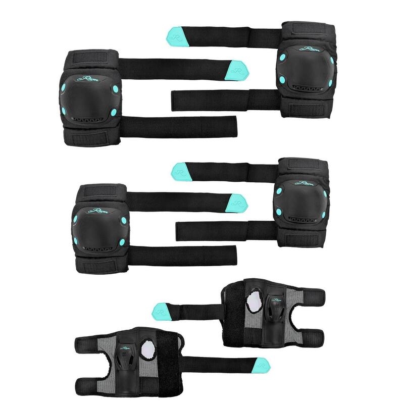 Set Protectie Raven Dexard Fibre, Turcoaz, Unisex