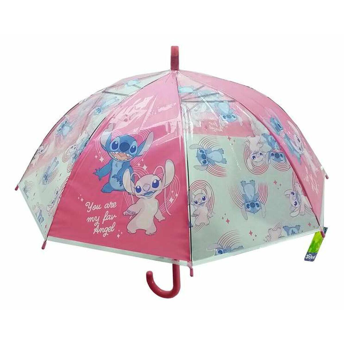 DISNEY Ombrelli Stitch Beach Rosa