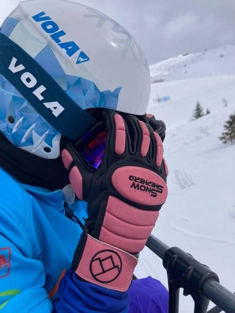 Racka Race Gloves Pink & Black 2/2