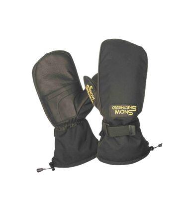 Gauntlet Mittens Black SNOWSHEPHERD Decathlon