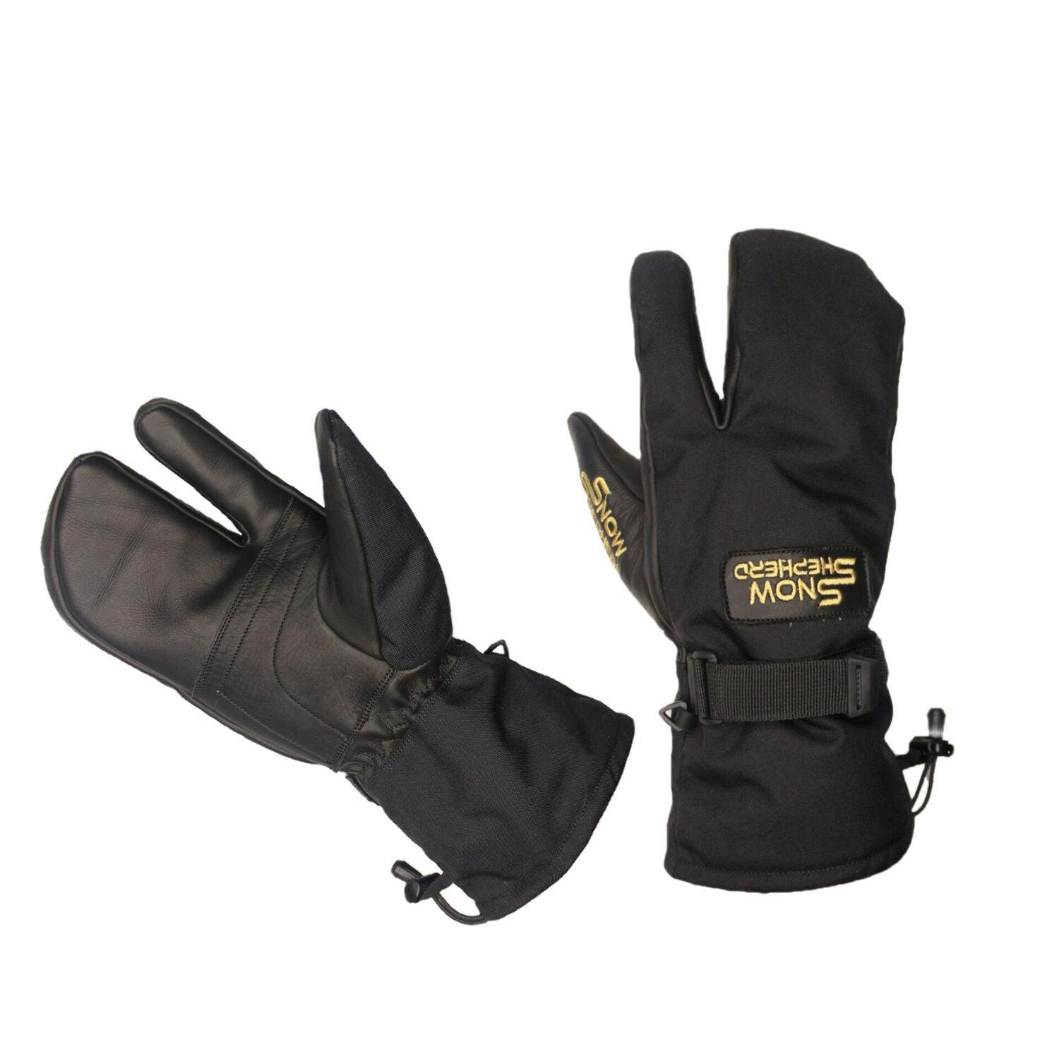 SNOWSHEPHERD 3 Finger Mittens Black