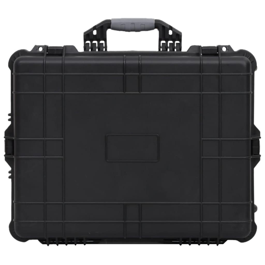 FlightCase Vidaxl Durable sur Roues 63x50x23 cm Noir 3/4