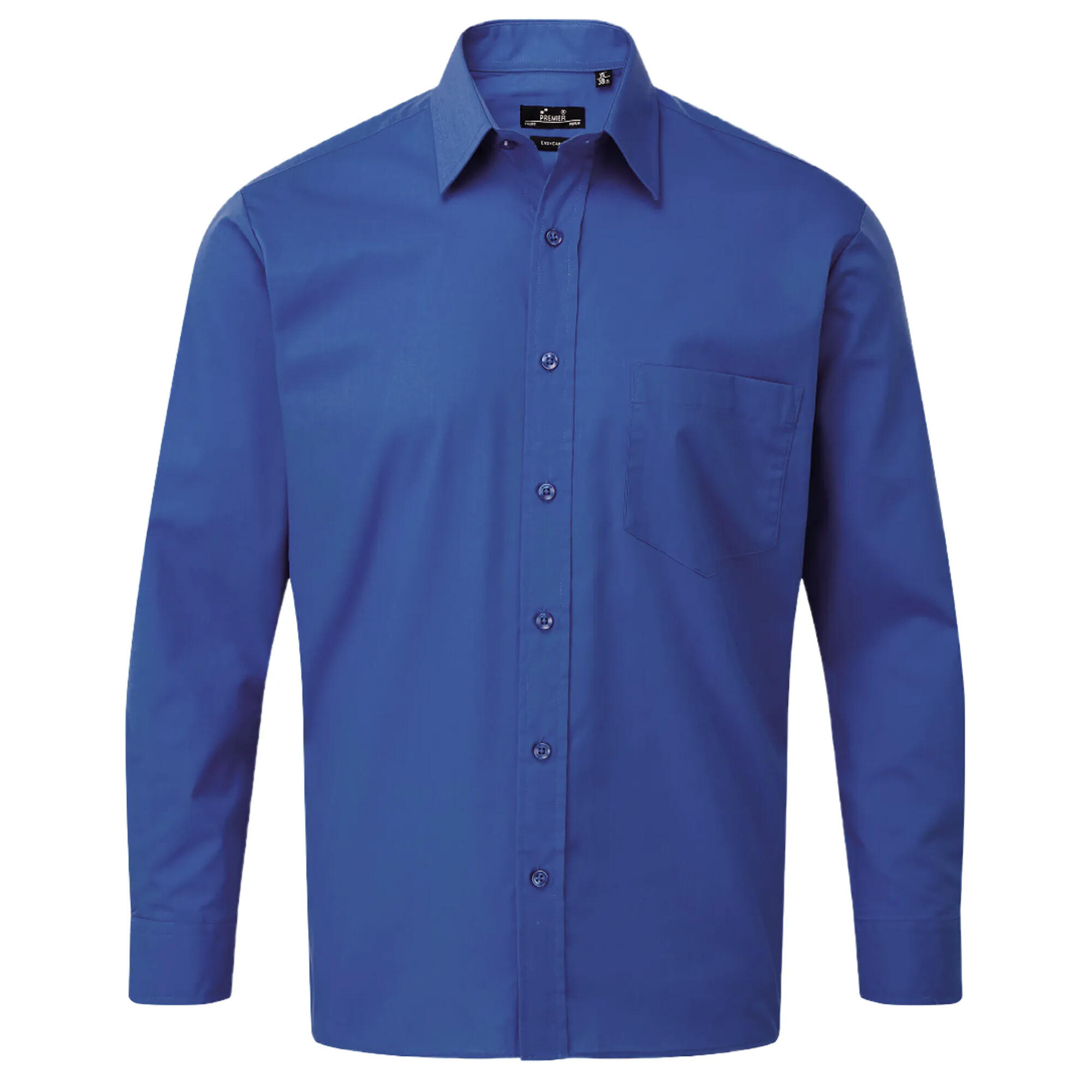 PREMIER Camicia Manica Lunga Uomo Premier Blu Reale