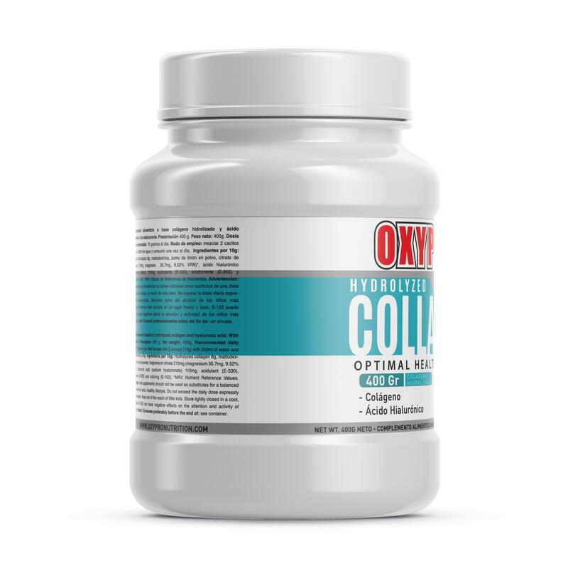 COLÁGENO HIDROLIZADO 400gr  con ácido hialurónico y magnesio