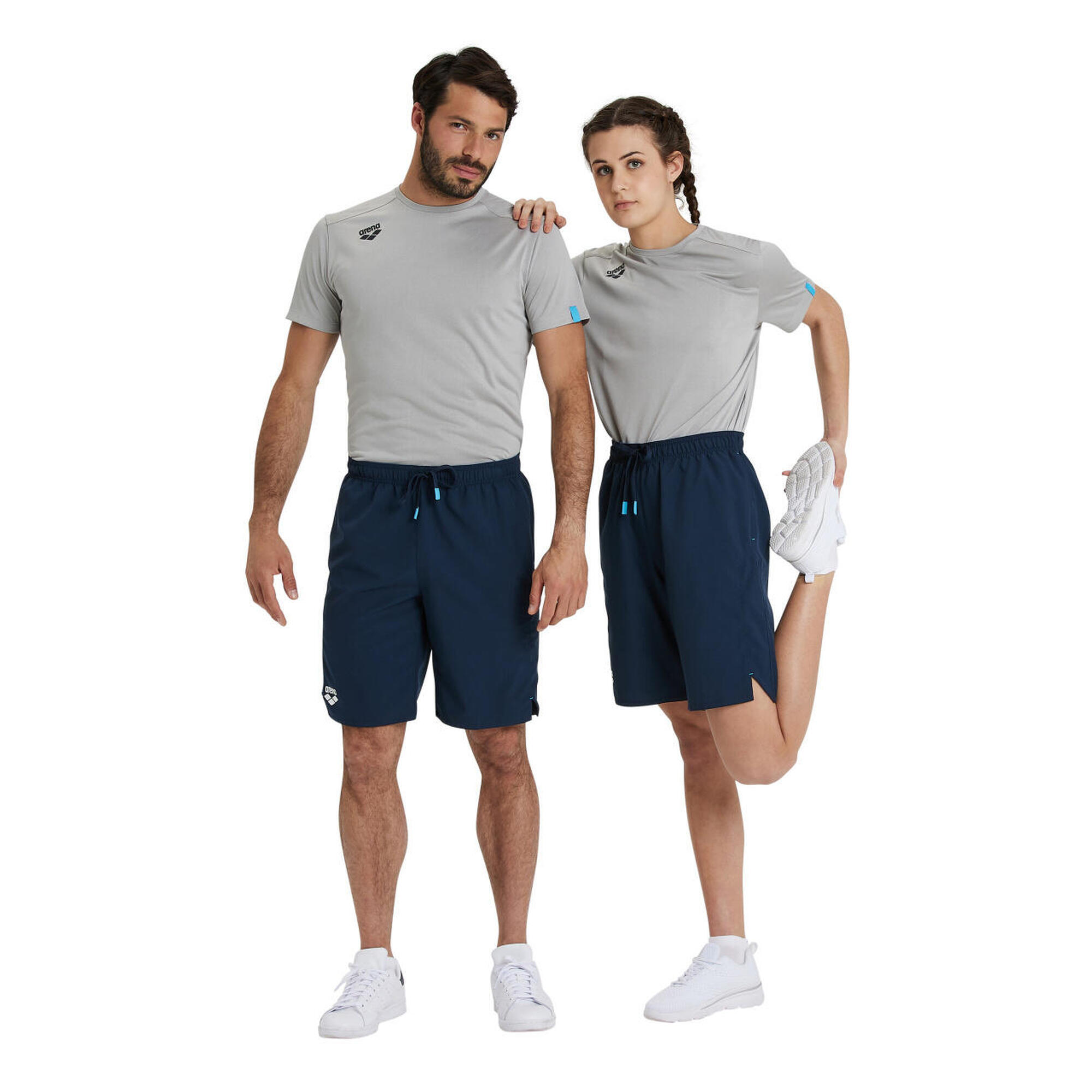 Arena - Short Femme Arena Bermuda Panel - Short De Bain - Bleu - 52 2xl - Decathlon