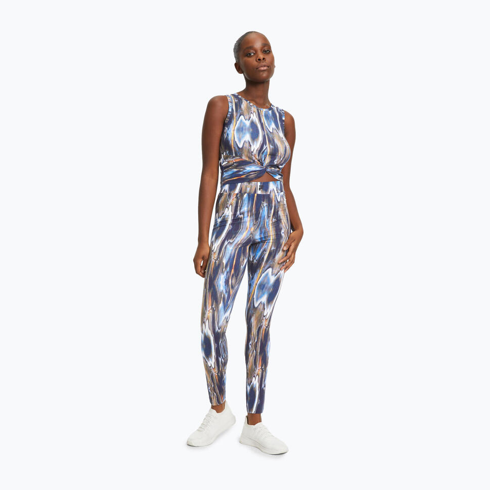 Legginsy damskie FILA Clamart AOP High Waist