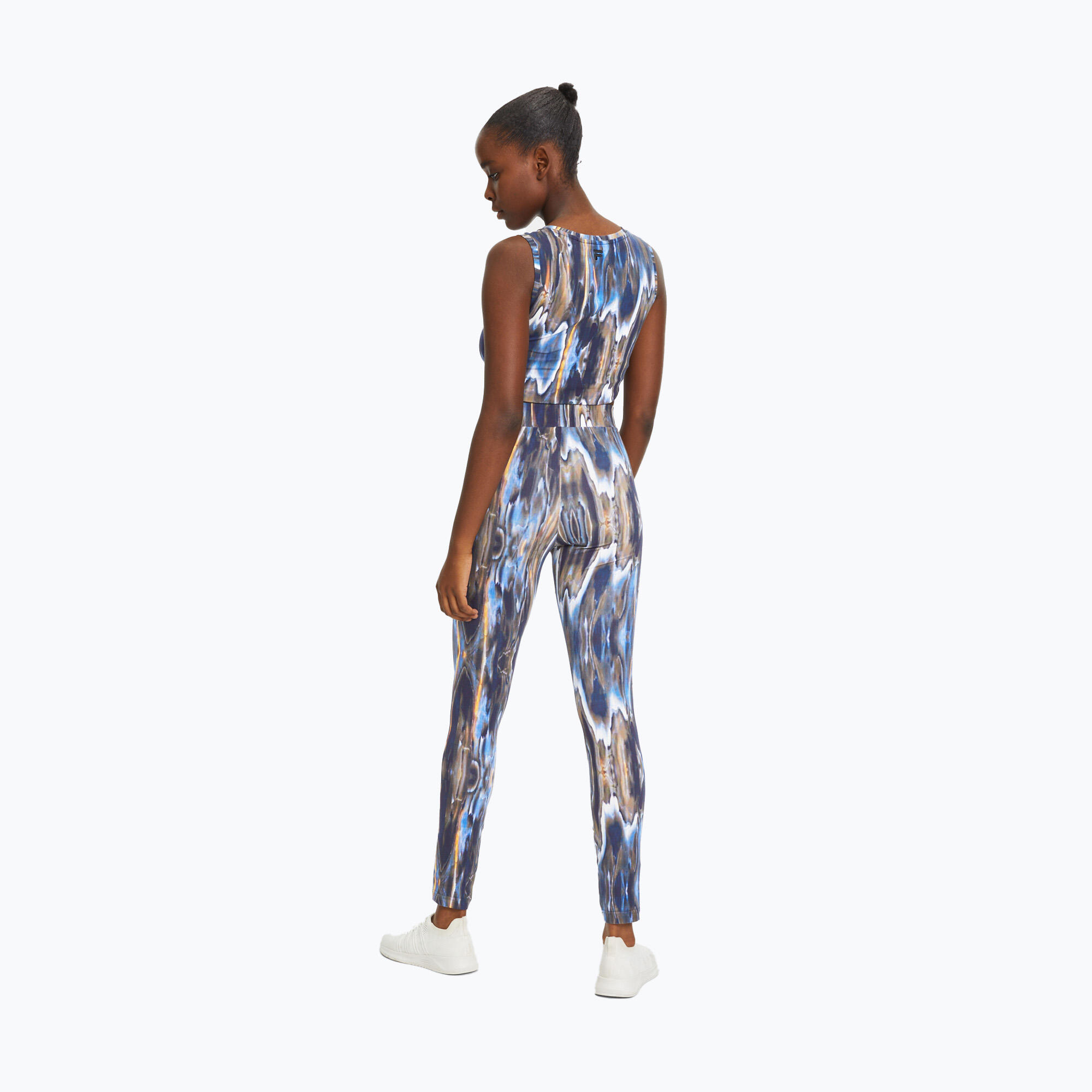 Legginsy damskie FILA Clamart AOP High Waist 3/5
