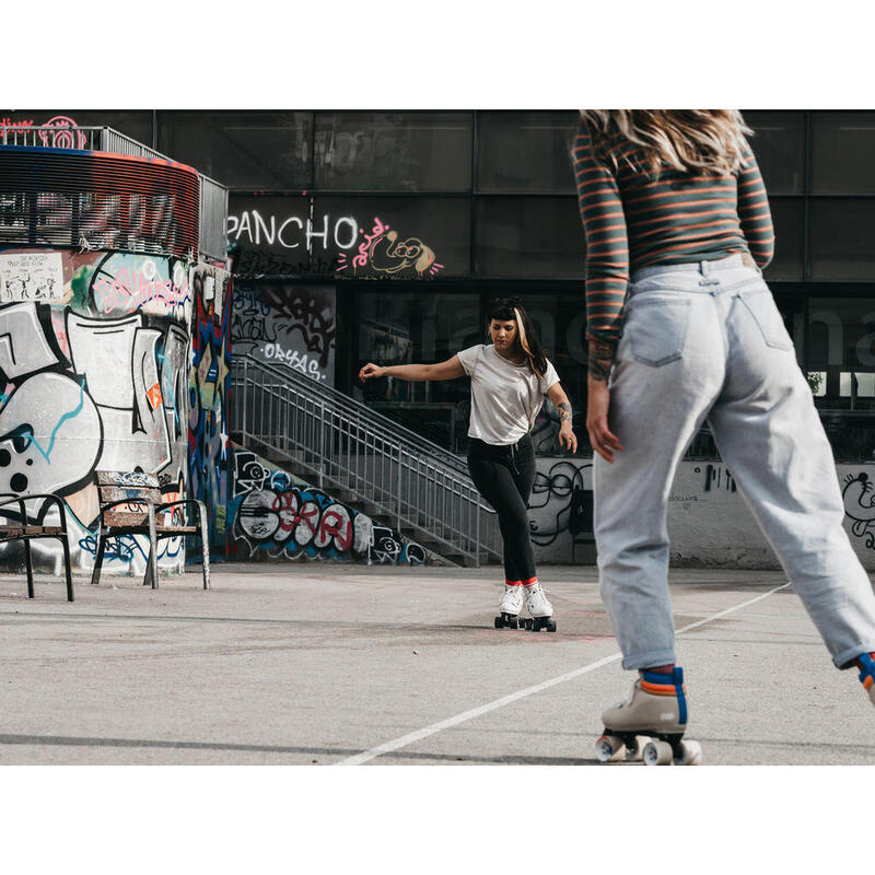 Chaya Roller Skates Sketch, pour hommes et femmes en blanc, roues 59mm/78A