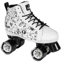 Chaya Roller Skates Sketch, pour hommes et femmes en blanc, roues 59mm/78A