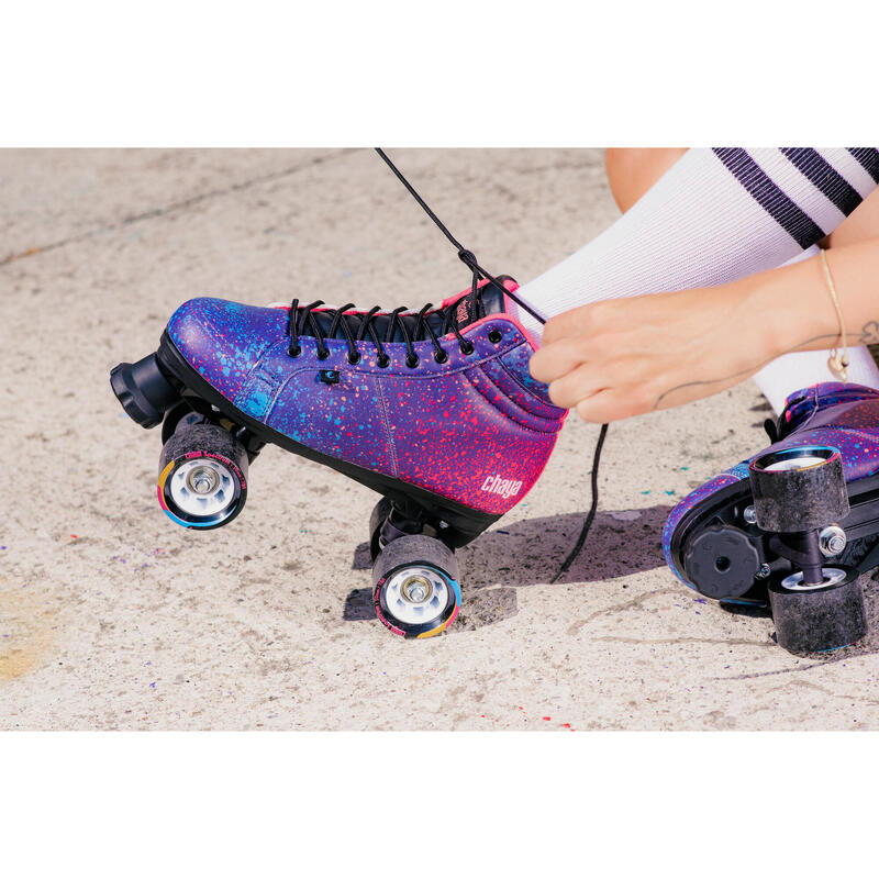 Patine cu rotile vintage Powerslide Chaya aerografate