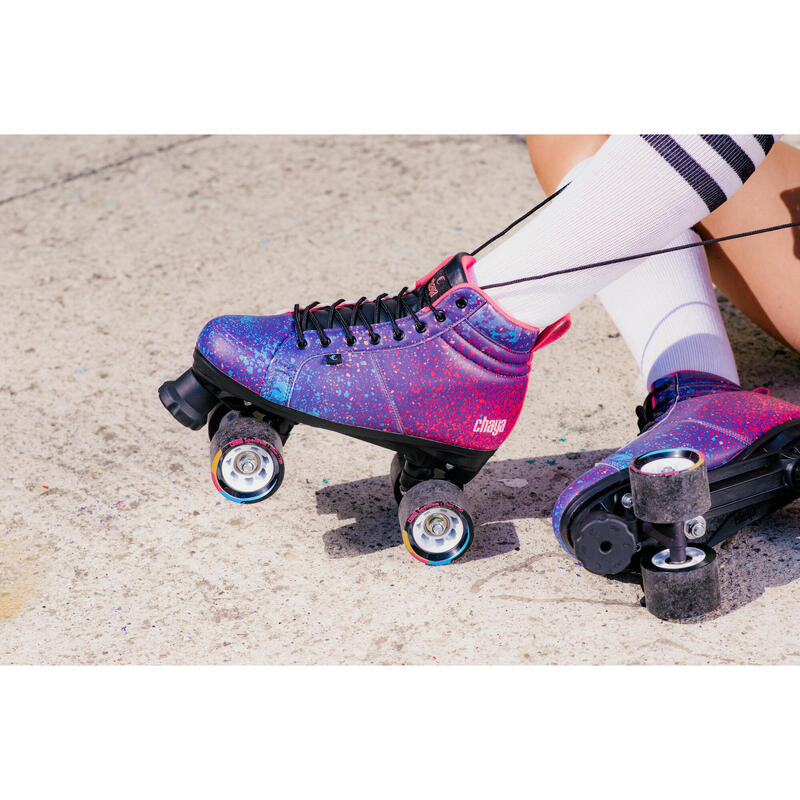 Patine cu rotile vintage Powerslide Chaya aerografate