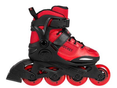 Powerslide Rocket Red größenverstellbarer Inline Skate für Kinder