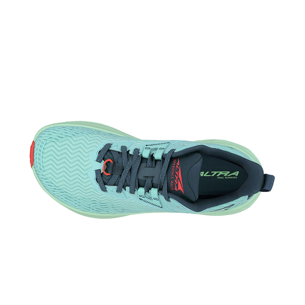Sportschoenen Trail running DAMES Experience Wild Vrouw Licht eendenblauw 3/6