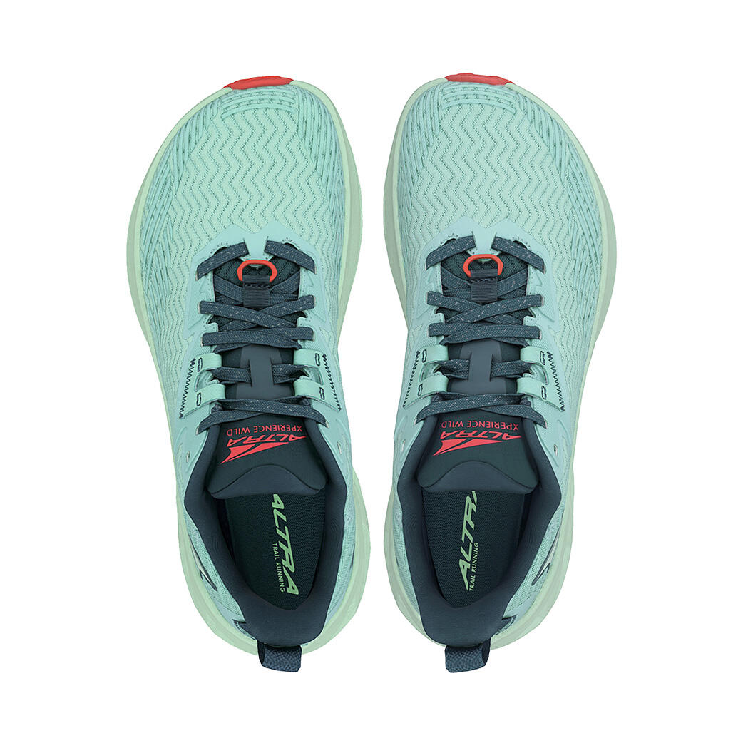 Sportschoenen Trail running DAMES Experience Wild Vrouw Licht eendenblauw 6/6