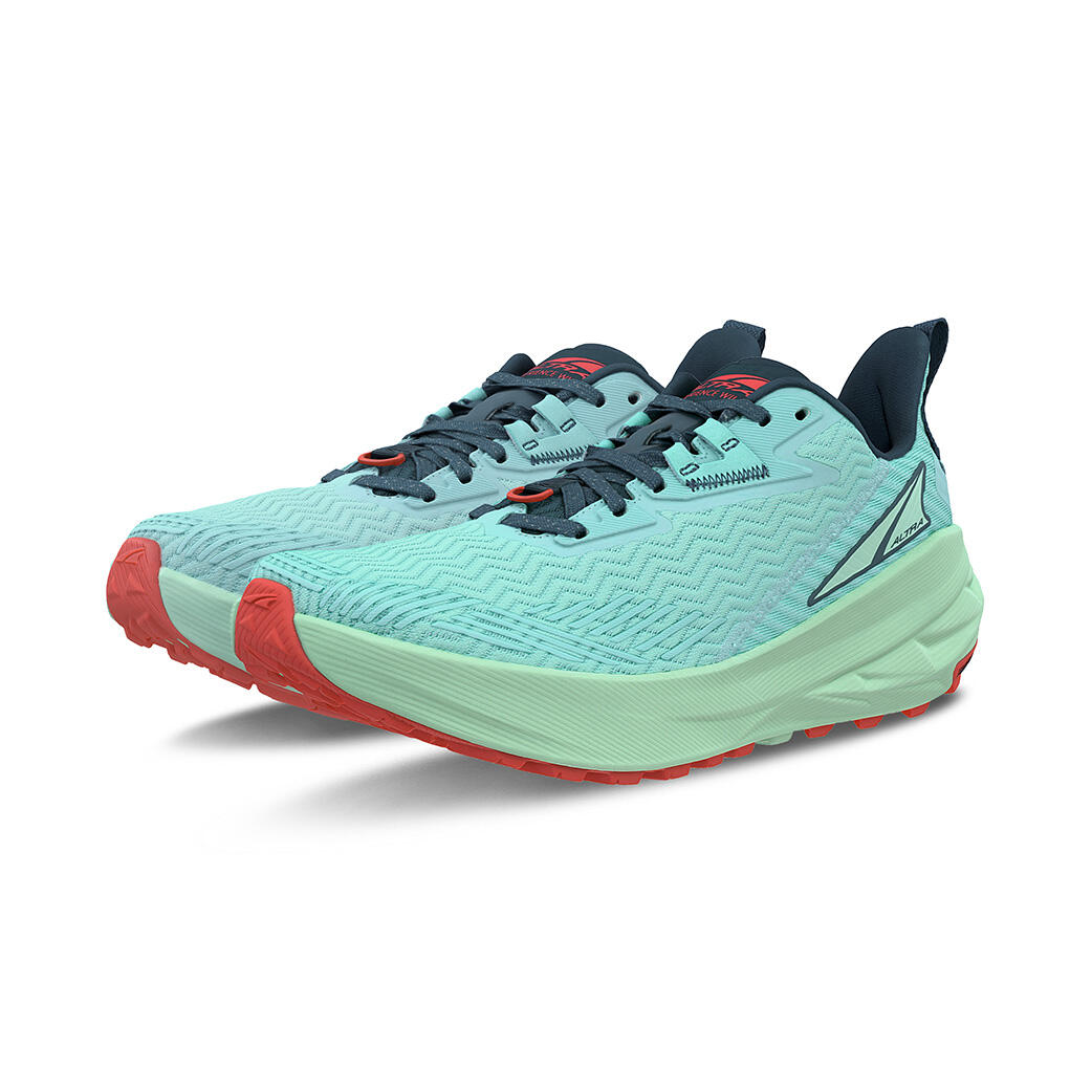 Sportschoenen Trail running DAMES Experience Wild Vrouw Licht eendenblauw 5/6