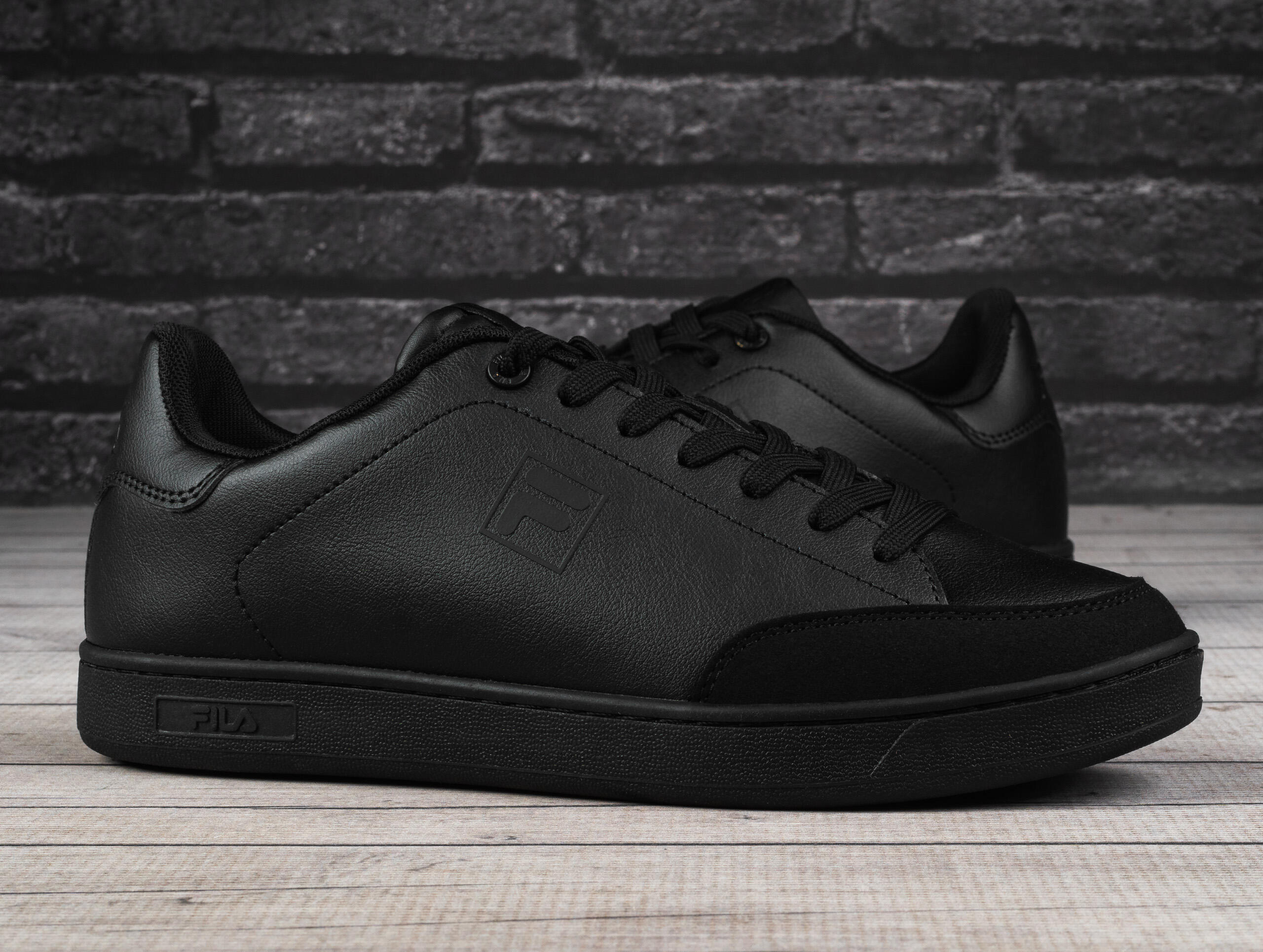 Fila COURTBAY Herren Sneaker Freizeitschuhe Turnschuhe FFM0365 Schwarz 3/7