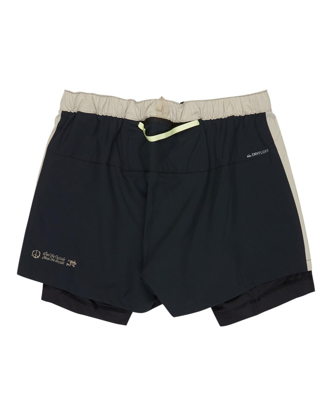 Short de sport hybride KEEP THE PACE 14" Noir Homme 2/4