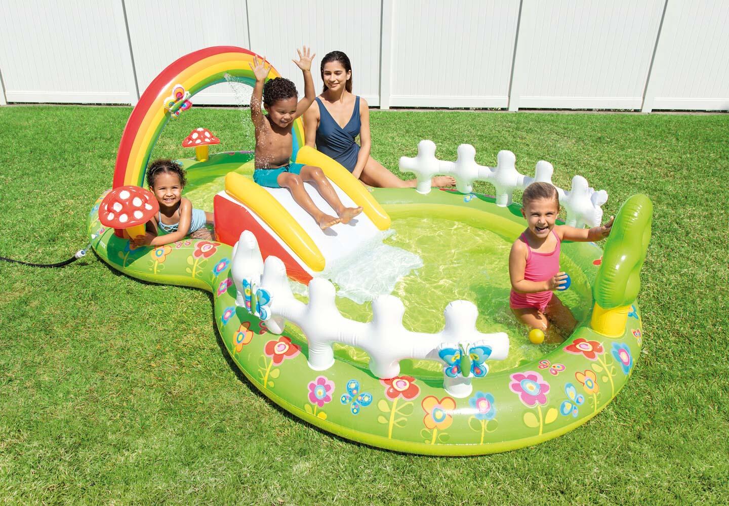 290 x 180 x 104 cm Intex Speelzwembad My Garden Play Center Spray 6/6