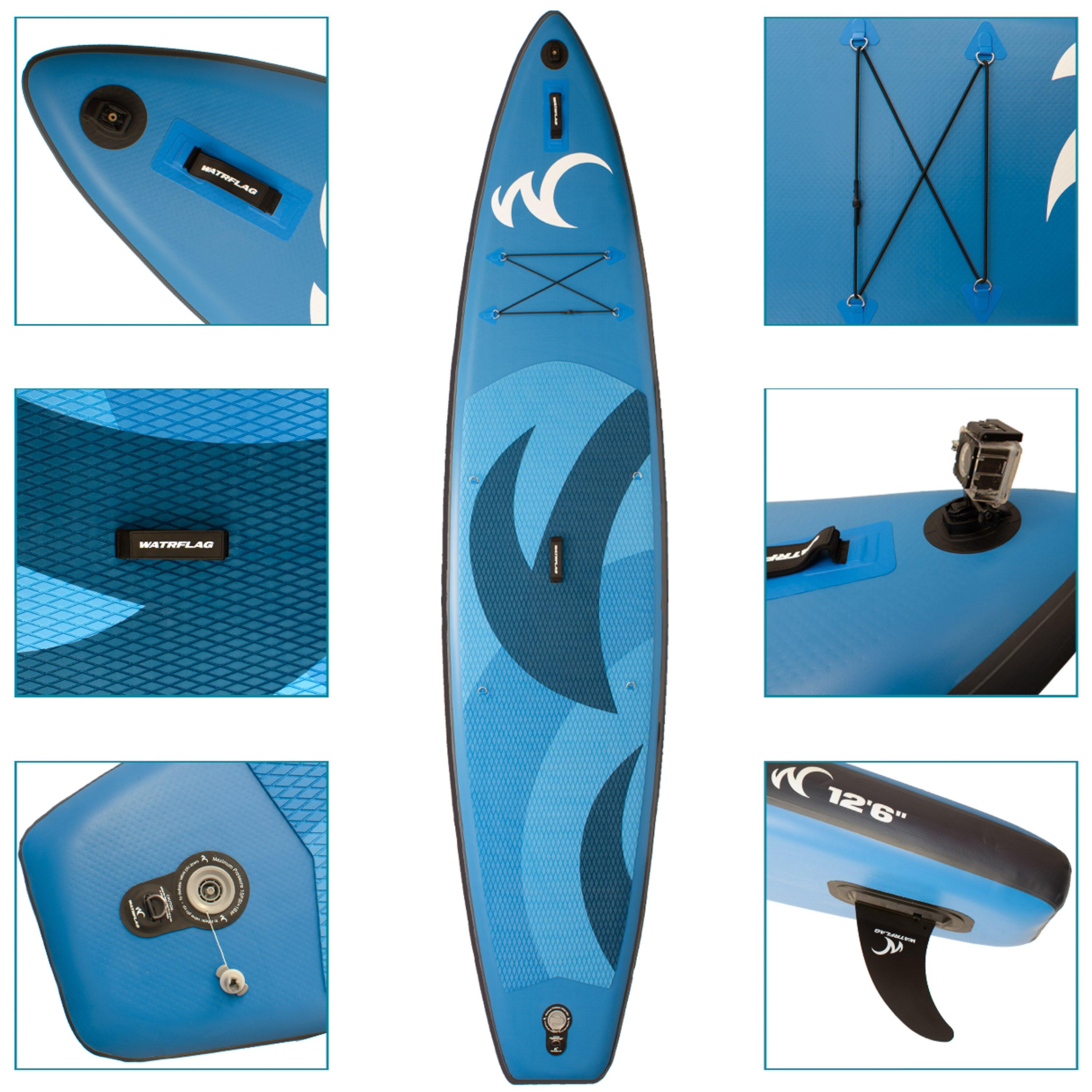 Tabla Padel Surf Hinchable de Calidad Superior - Arrow 12'6" - 380 cm - TOURING 3/7