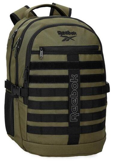 Sac à dos deux compartiments Unisexe Reebok Cross One 46cm Kaki