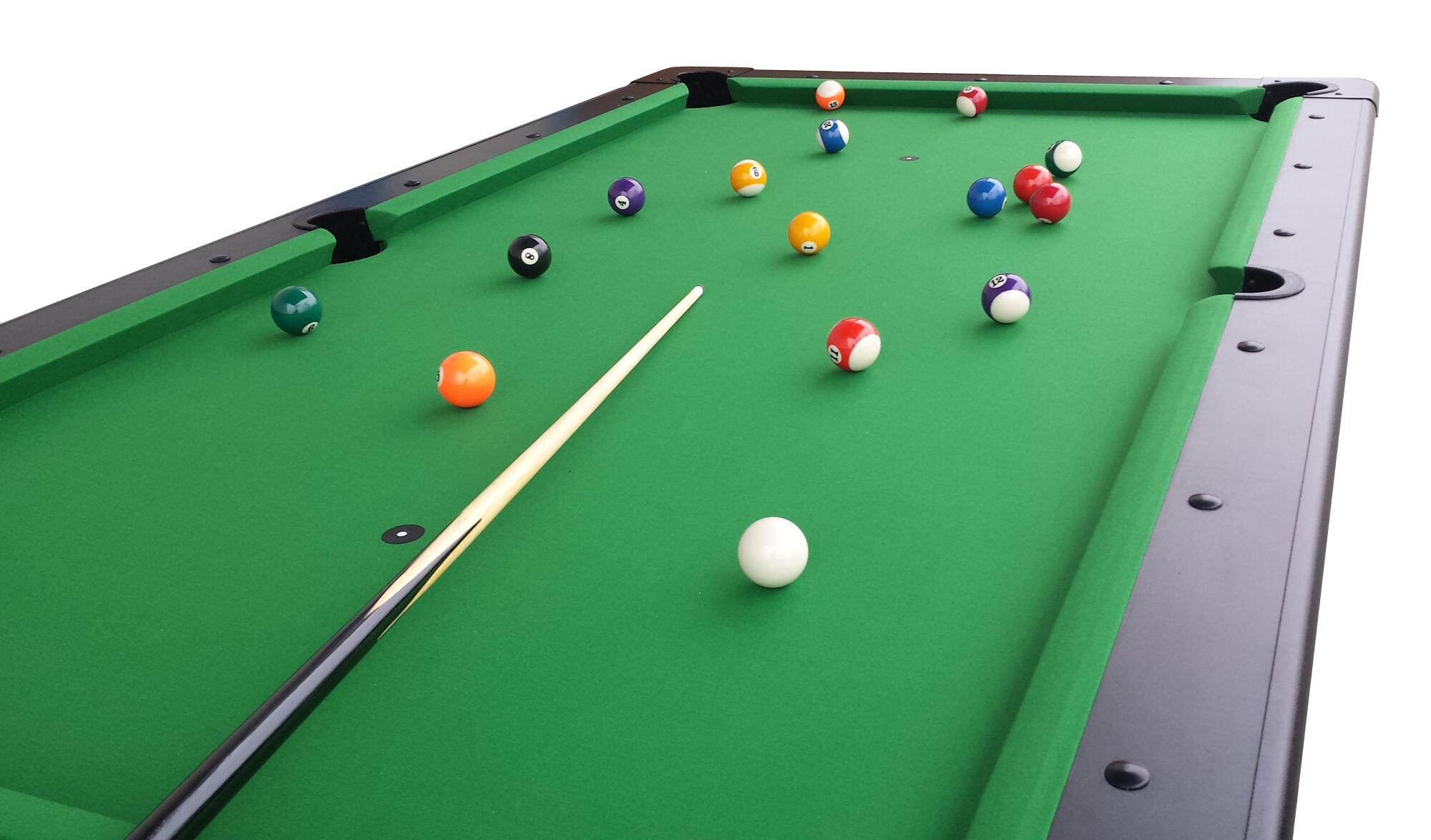 Roberto Sport Top Pool 200 7 foot green cloth Pool Table 3/4