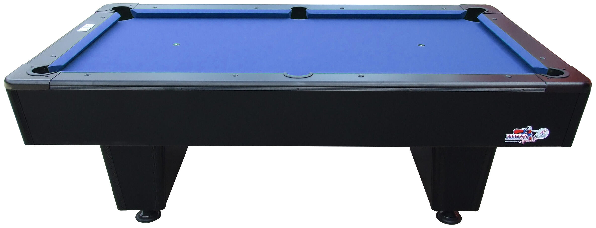 Roberto First Pool 180 6 foot blue cloth Pool Table 3/4
