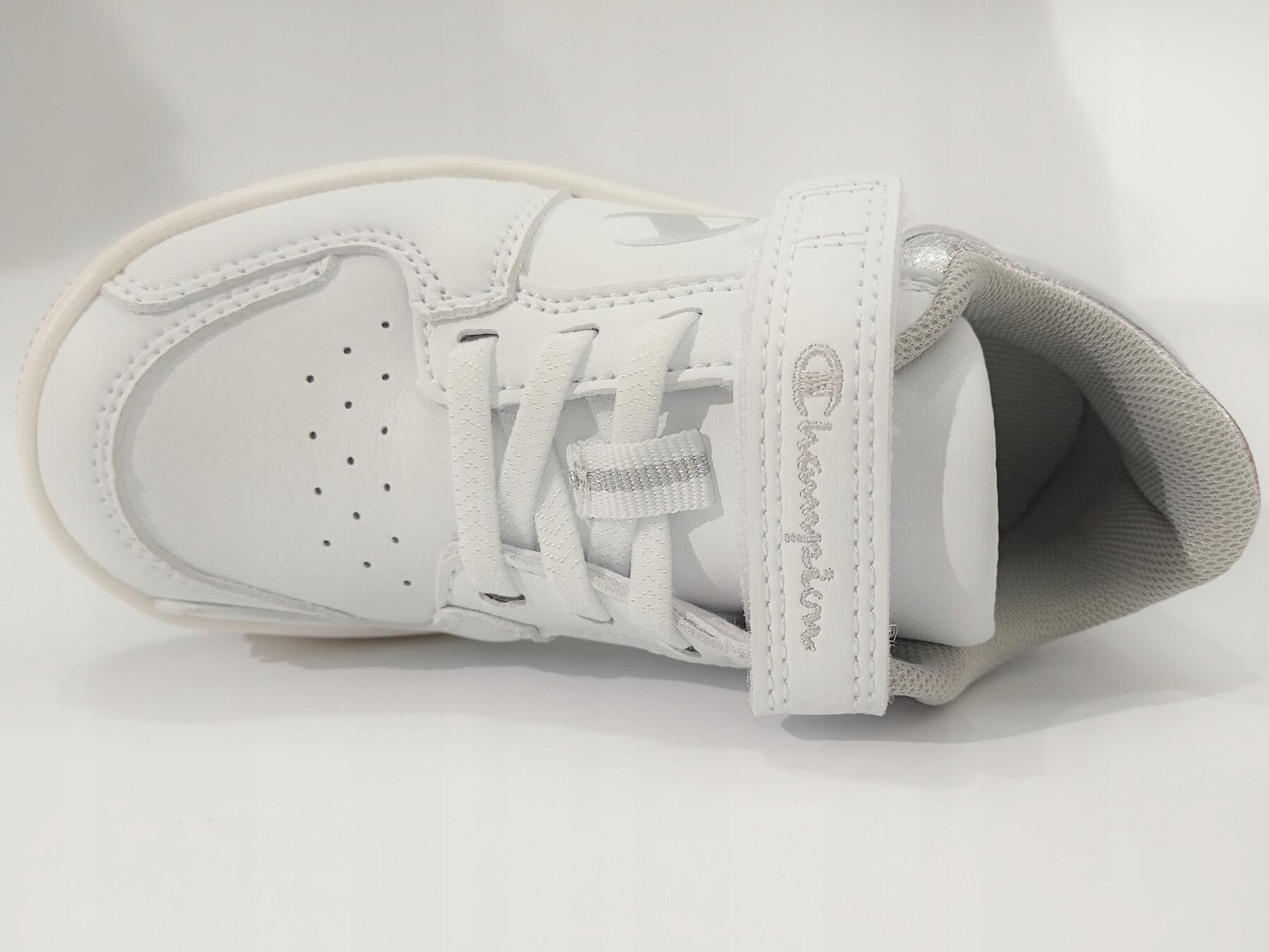 BUTY dziecięce CHAMPION S32909-WW015 obuwie dla dziewczynki białe 33 6/6