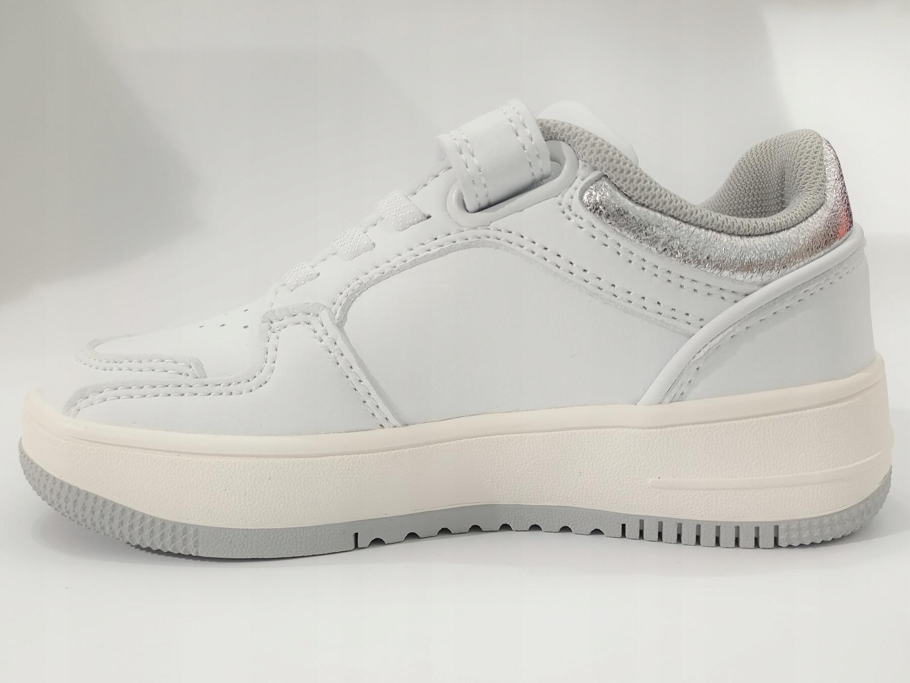 BUTY dziecięce CHAMPION S32909-WW015 obuwie dla dziewczynki białe 33 3/6