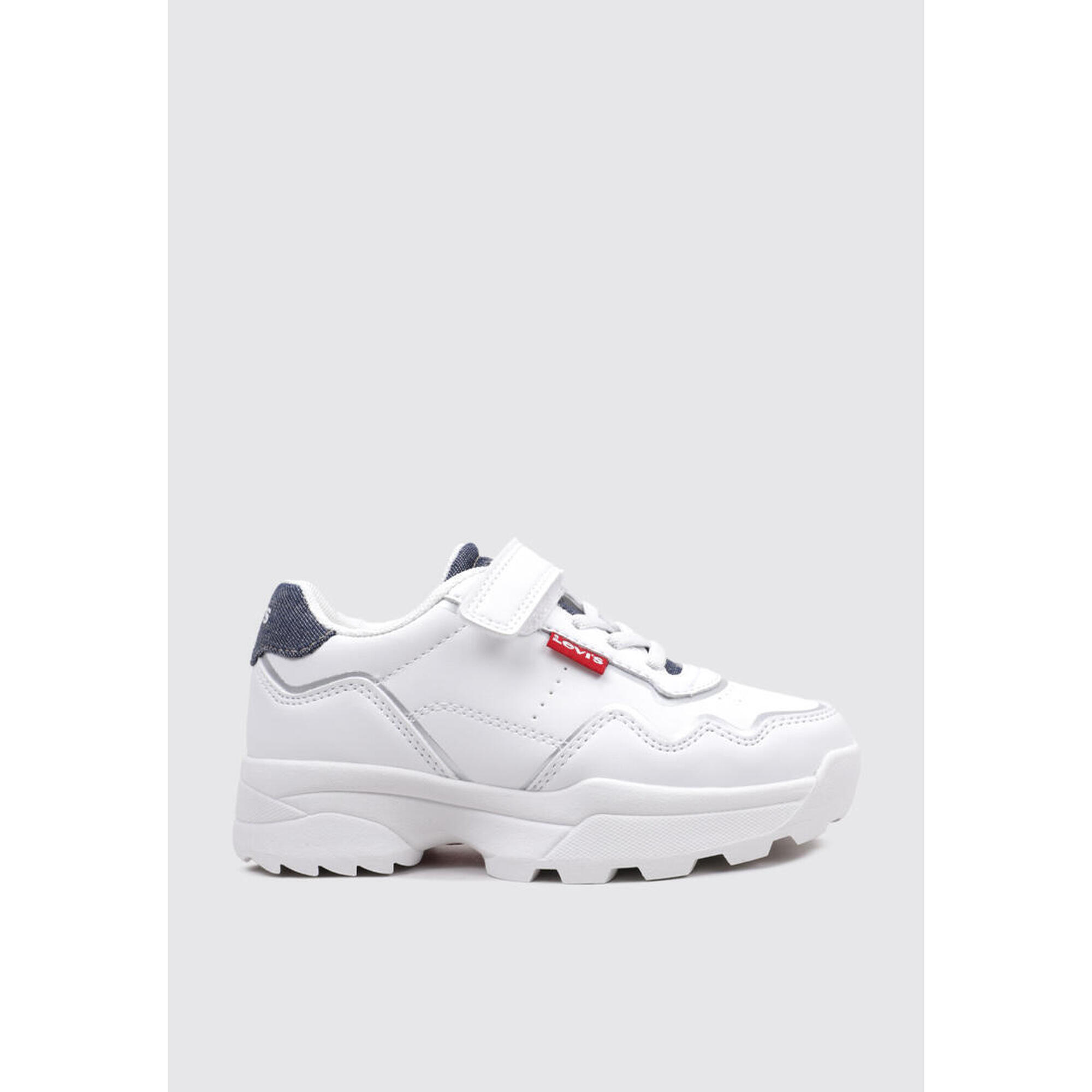 Levi's - Chaussure De Randonnée Baskets Enfants Levis Kids Footwear Nolita Blan - Baskets - Blanc|bleu - 32 Cm - Decathlon