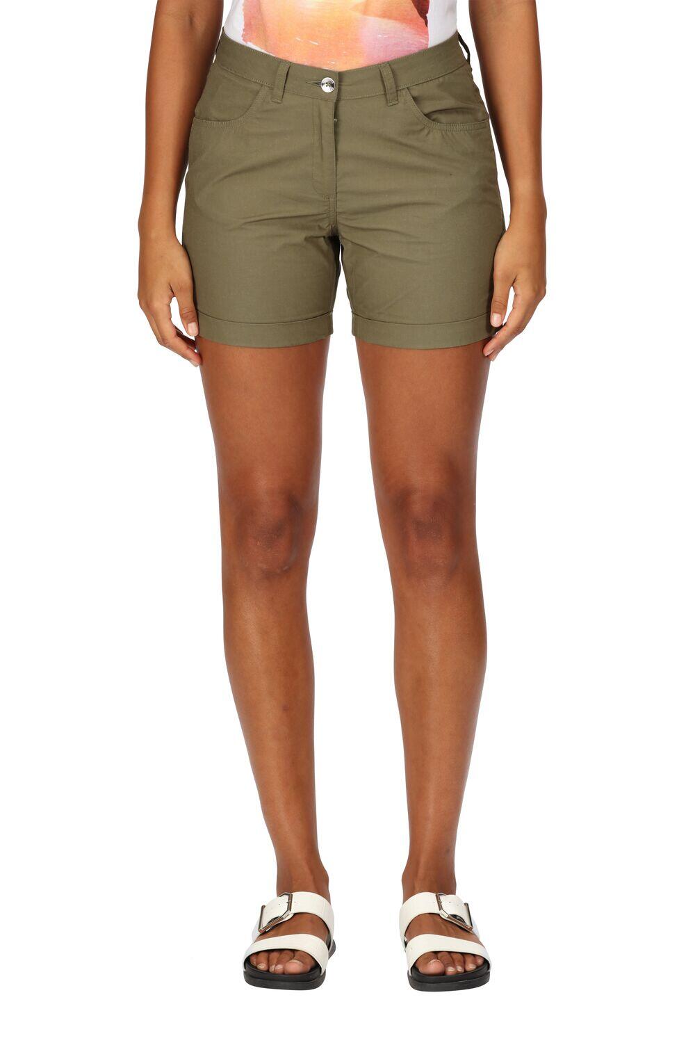 REGATTA Shorts Wandelen Dames Rolled Hems Knopsluiting