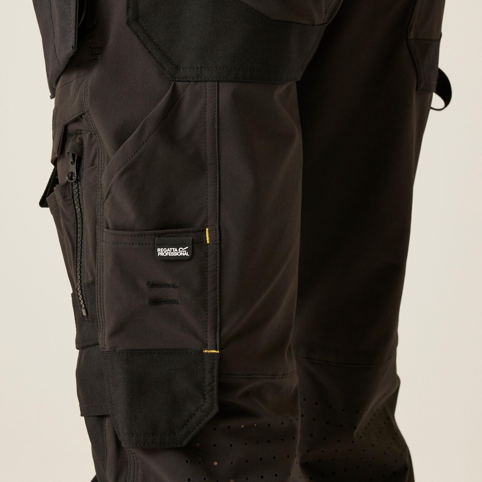 Herren Hose dehnbar, atmungsaktiv - X-PRO, schwarz 7/7