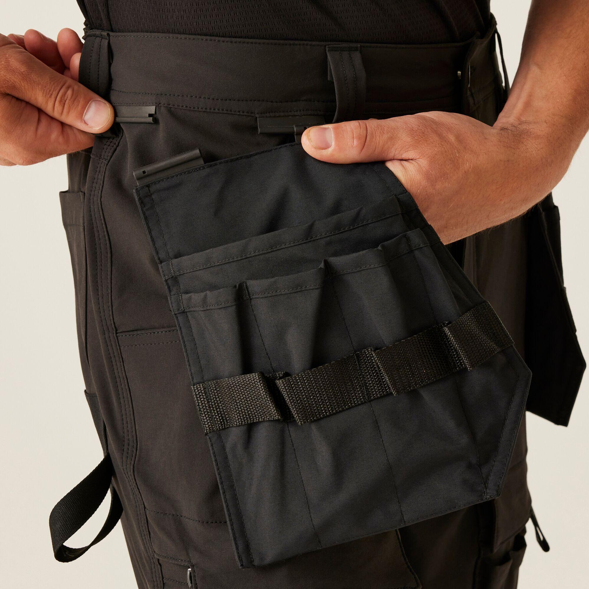 Herren Hose dehnbar, atmungsaktiv - X-PRO, schwarz 5/7