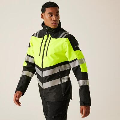 Herren Wasserdichte Atmungsaktive Leichte Jacke - Hi-s X-Pro. orange
