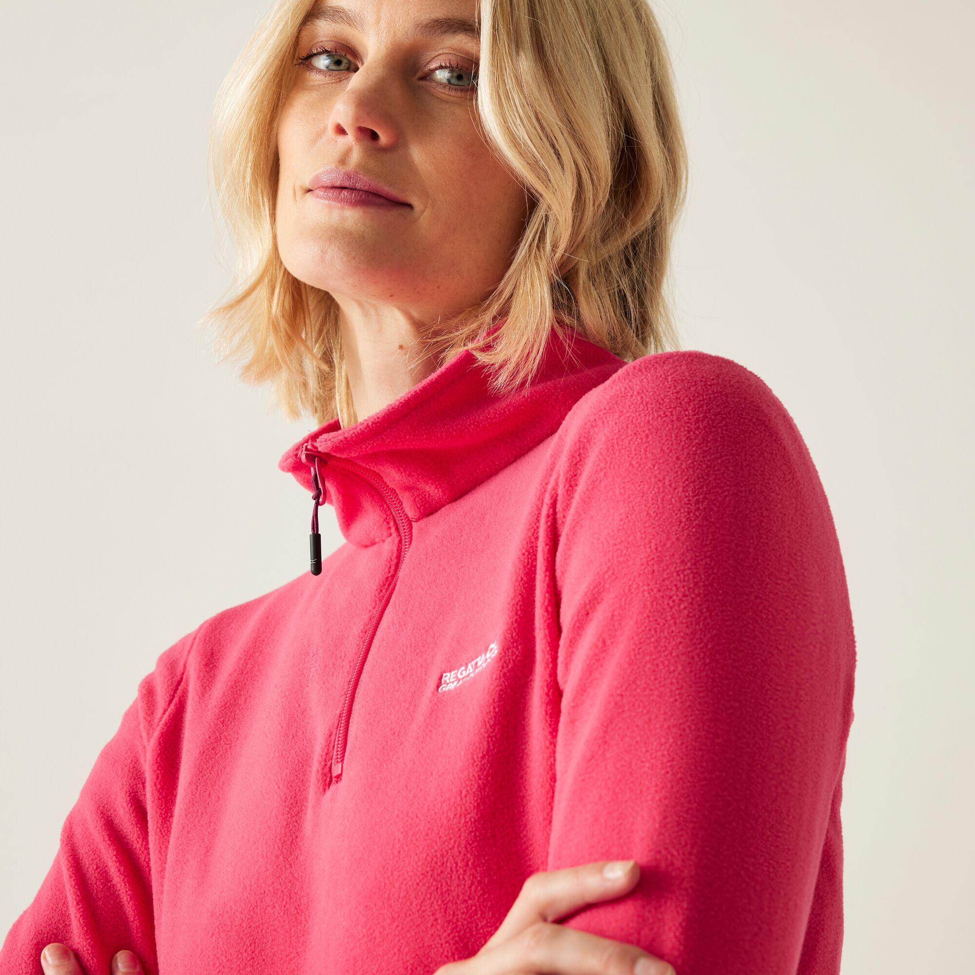 Sweethart Damen-Fleecejacke, leicht, mit halbem Reißverschluss, zum Wandern 4/7