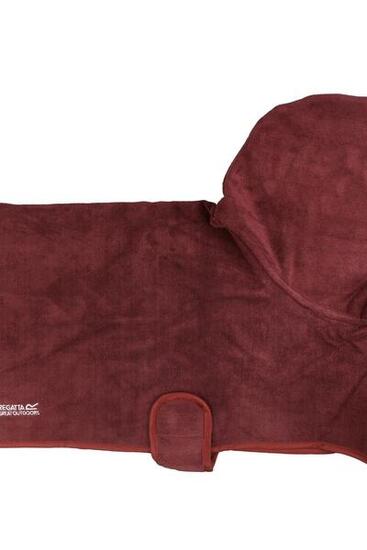 Hunde-Wandermantel - Weiche Decke mit Kapuze, grau