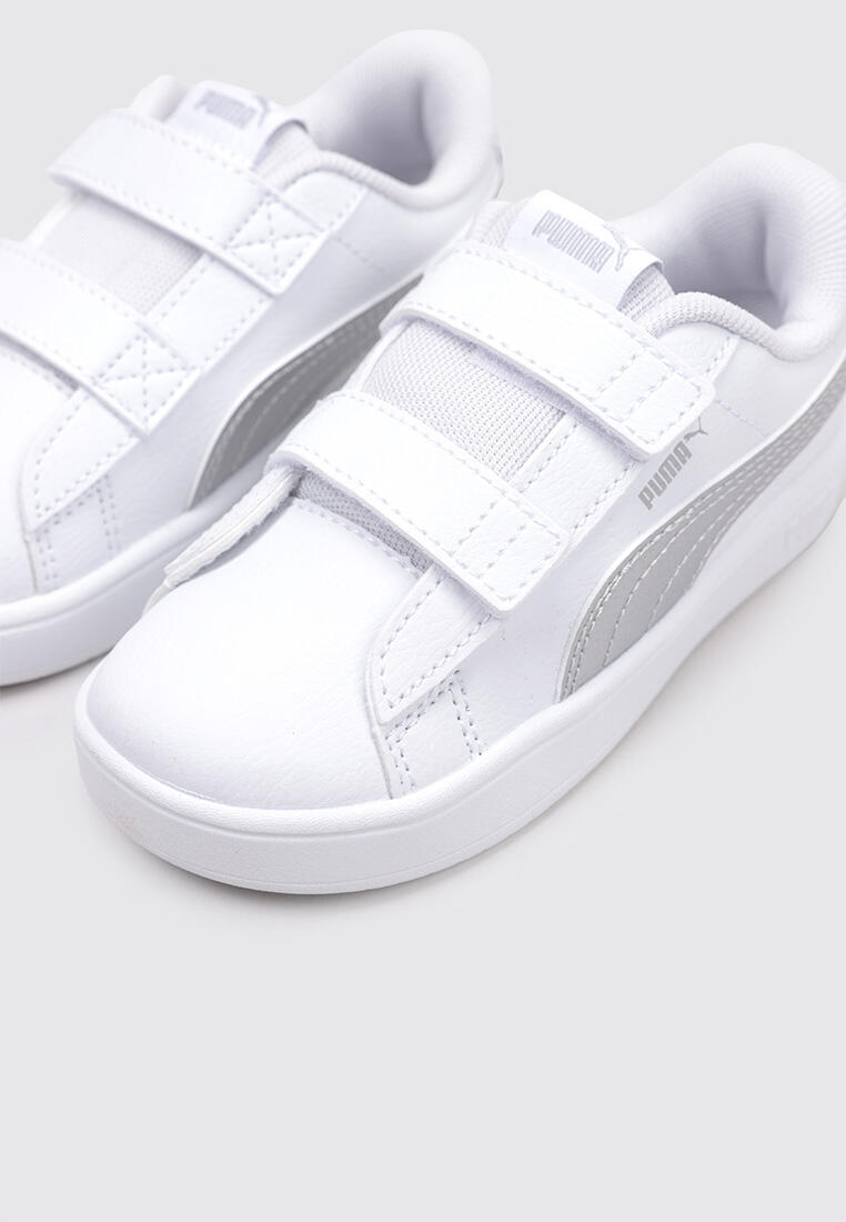 Chaussure de randonnée Baskets Enfants Puma RICKIE CLASSIC INF Blan 3/6