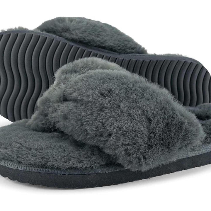 Pinguïn bont slippers hout land schoenen mannen vr... – Vicedeal