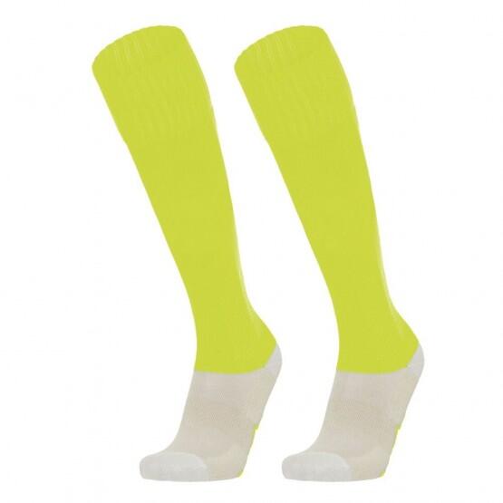 Chaussettes de football - confort et renfort - nitro ii - jaune fluo 2/3