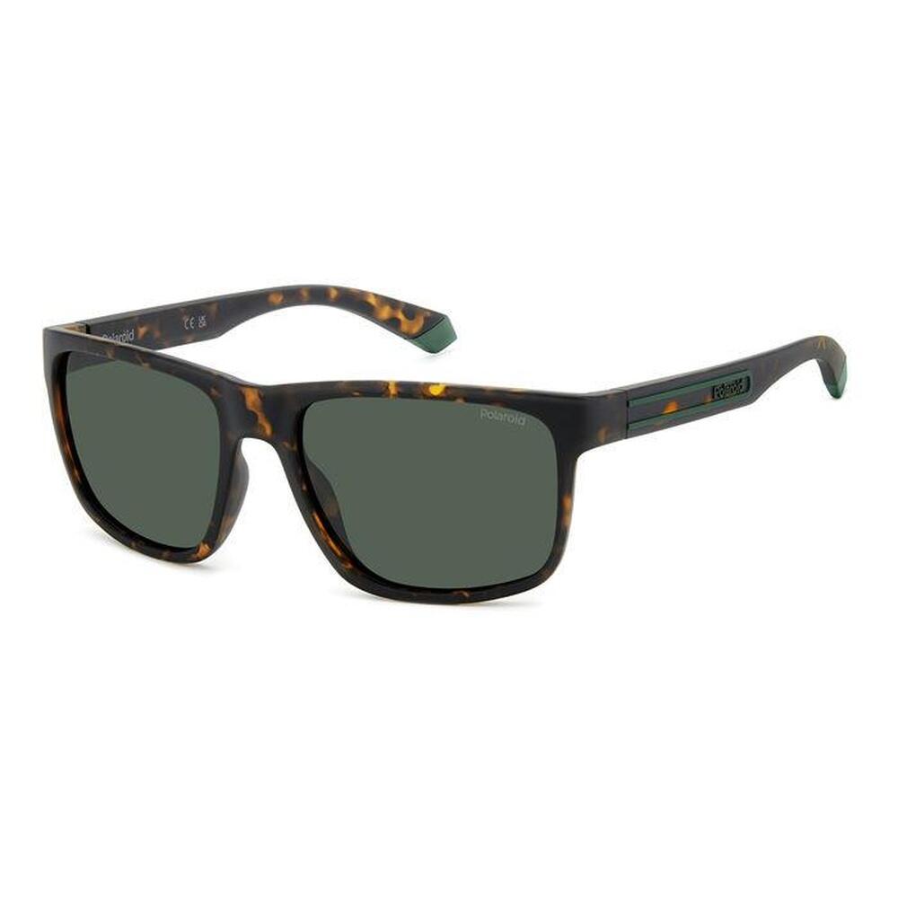 Polaroid - Lunettes De Soleil Polarisées Polaroid Pld 2157/s Hgc Pour Homme, Taille 57 Mm - Lunettes De Soleil - Multicolore|vert - No Size - Decathlon