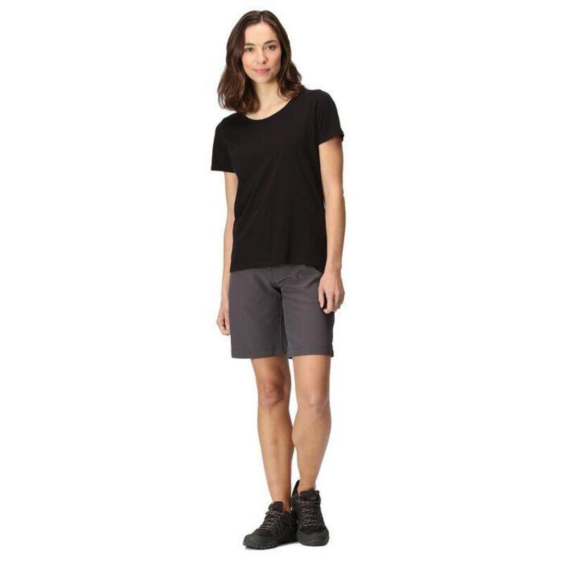 Outdoorshorts Xert Lt Bermuda Wandern/Outdoor/Trekking Damen Seal Grey Ohne