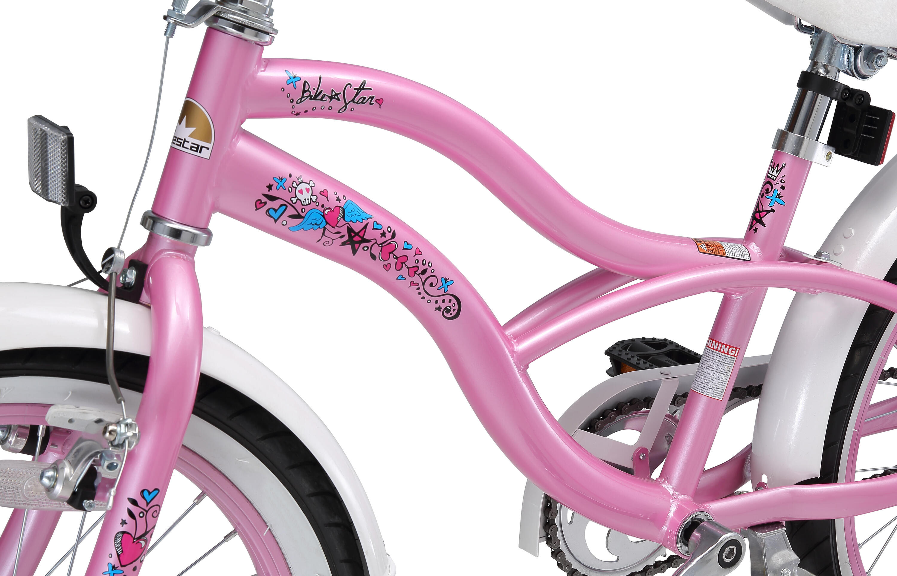Bikestar kinderfiets Cruiser 20 inch roze 7/7