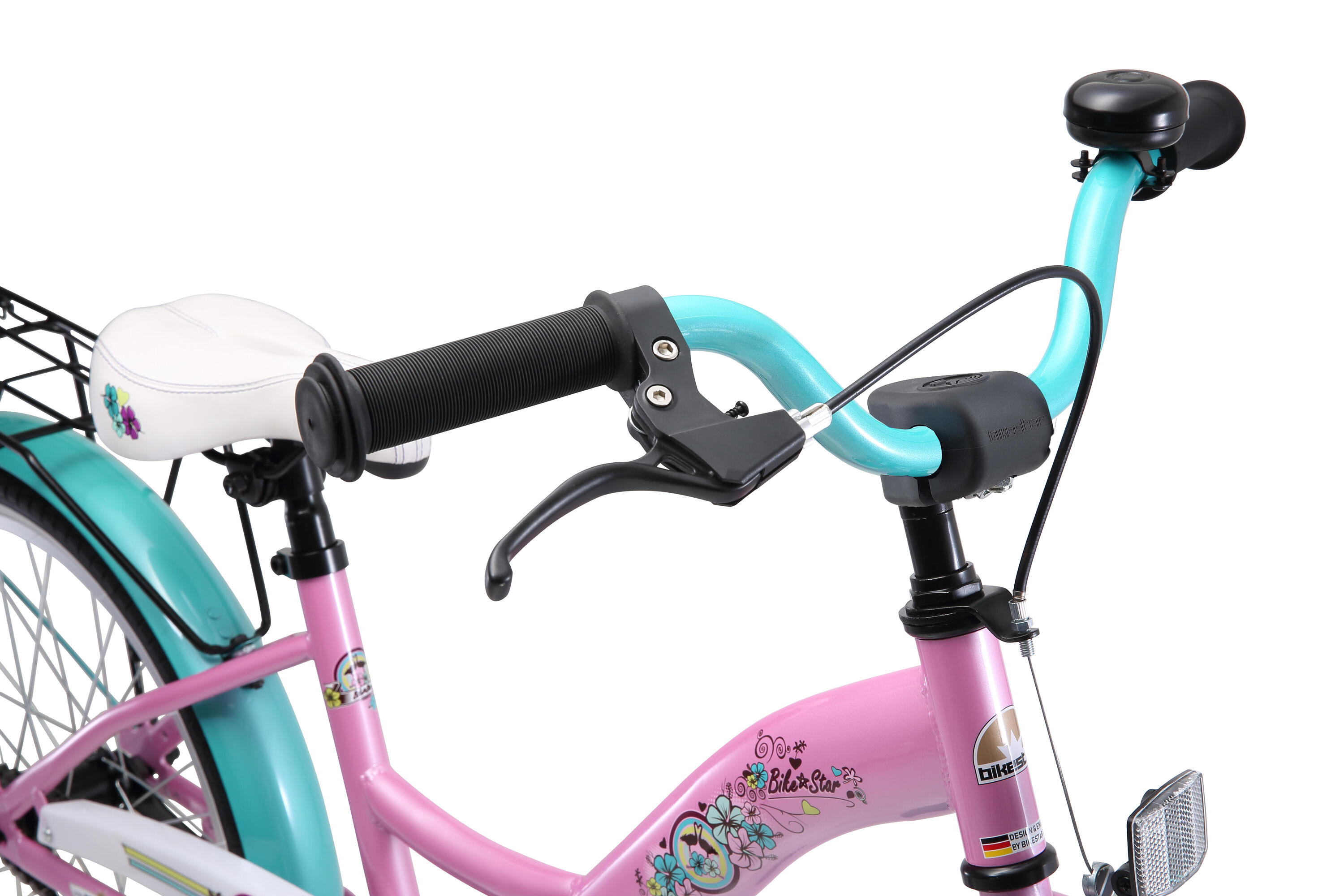 Bikestar kinderfiets Classic 20 inch roze 6/7