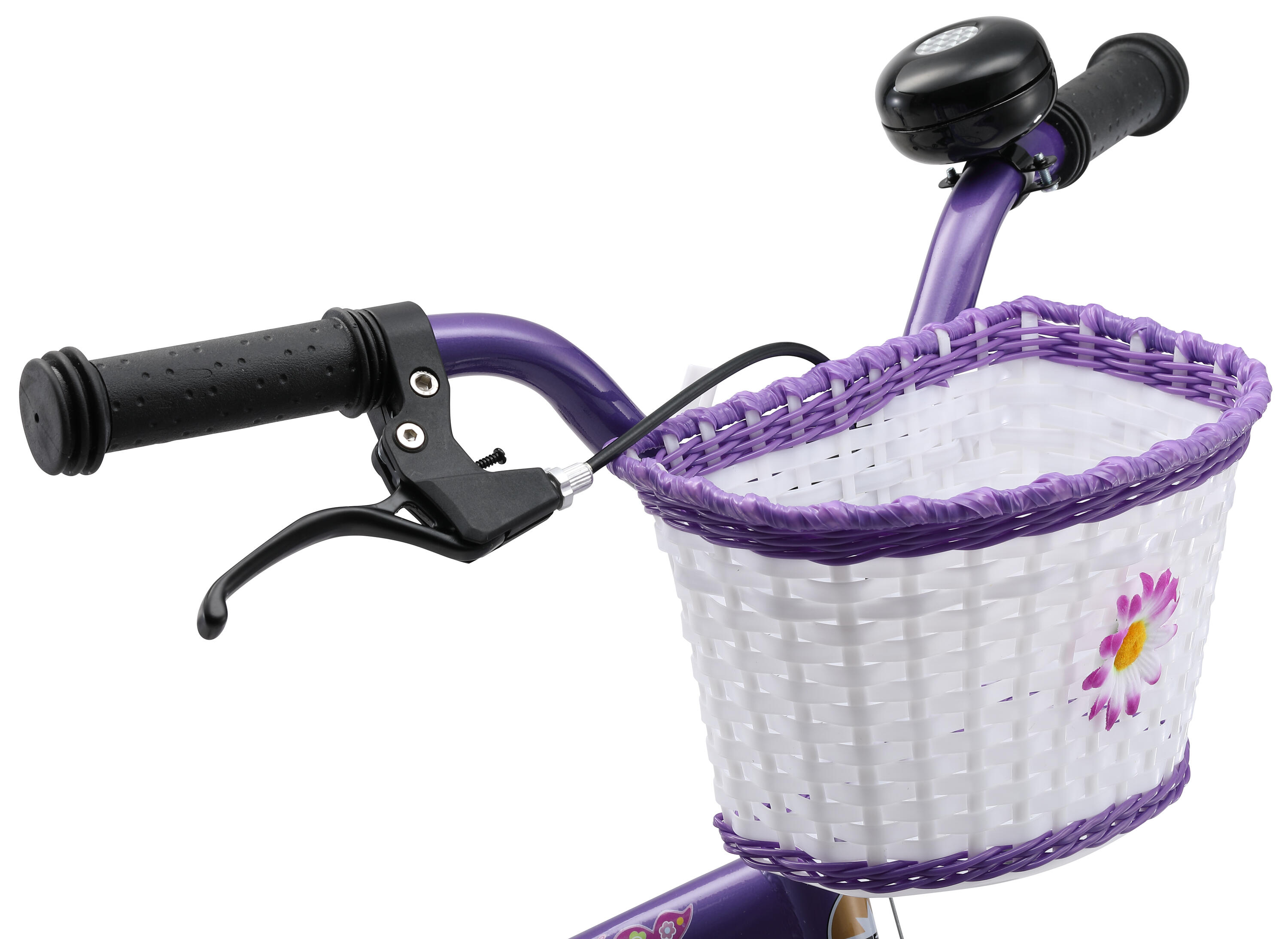 Bikestar kinderfiets Classic 20 inch lila/wit 6/7