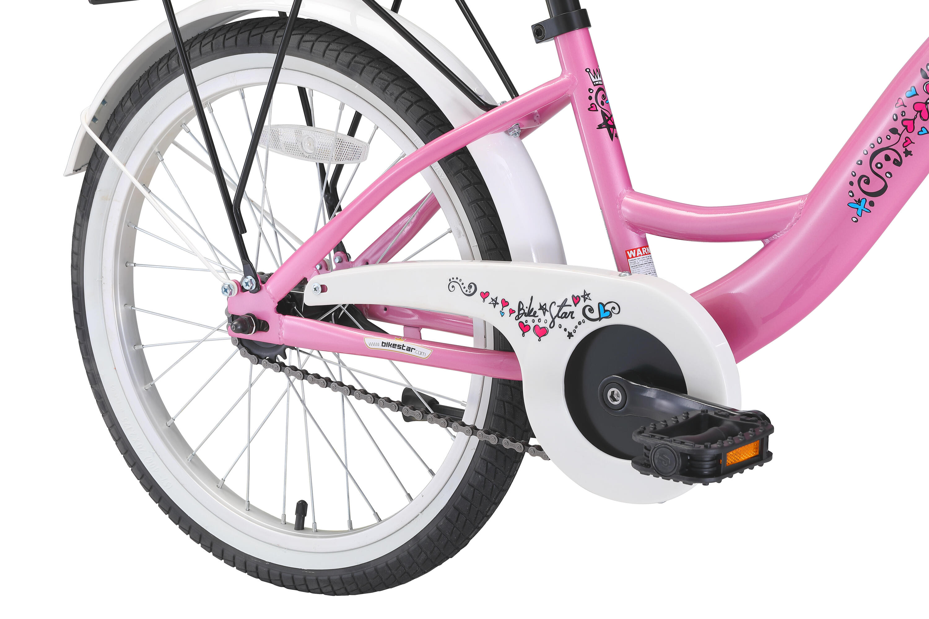 Bikestar kinderfiets Classic 20 inch roze 7/7