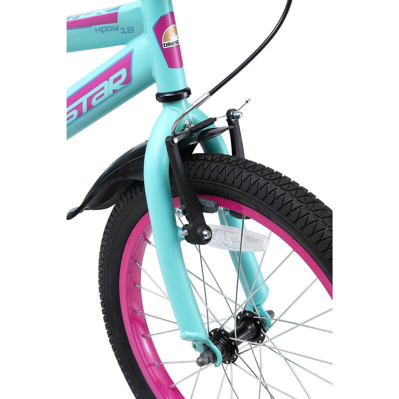 Vélo enfant 18 pouces à partir de 5 - 7 ans, VTC Urban Jungle
